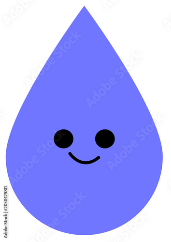 cute water drop
