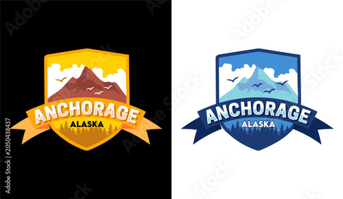 anchorage alaska with beautiful views of the sky and nature