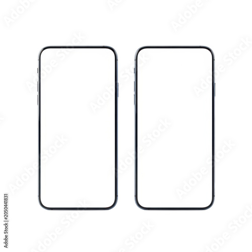 Side-by-side comparison of two smartphone screens
