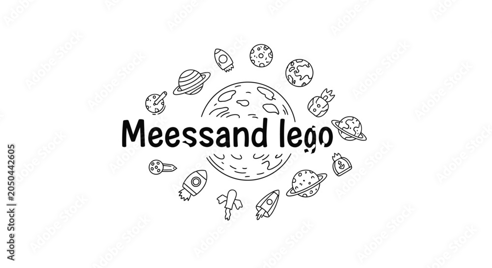 Fototapeta premium Lego Globe With Various Objects Around.