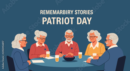 Community Elders Sharing Memories and Stories in a Heartwarming Gathering