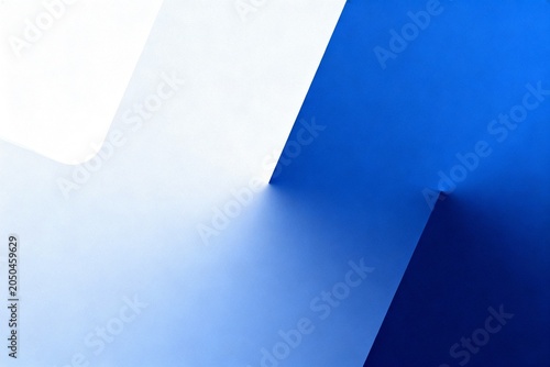 Abstract Blue and White Geometric Background