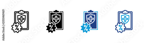 Claim Offer Web icon with multiple style collection
