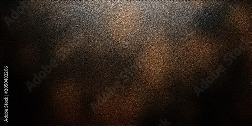 Dark abstract background with warm golden light accents, textured oil paint effect, moody and atmospheric, grainy surface.