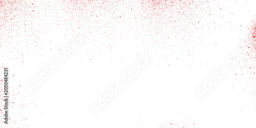 Foto Red powder, scattered particles, abstract background, texture