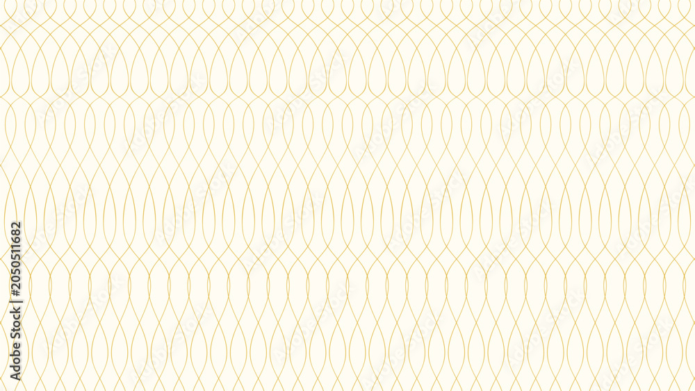 Fototapeta premium Abstract Islamic geometric gold line pattern on cream background for Ramadan and Eid