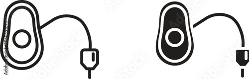 Cuadro en lienzo Anesthesia icon