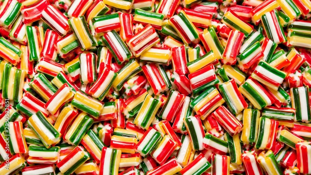 Fototapeta premium Ribbon Candy Background. Candy Background.