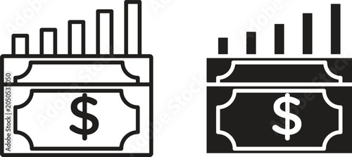 Capital gain icon