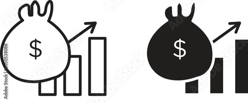 Εκτύπωση καμβά Fiscal policy icon