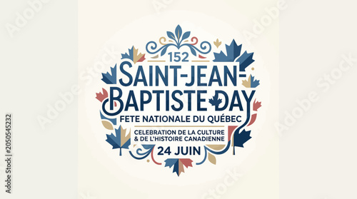 Fotografija Saint-Jean-Baptiste Day Quebec National Holiday Celebration - Fete Nationale du