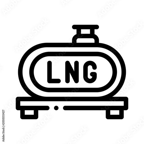 LNG line icon