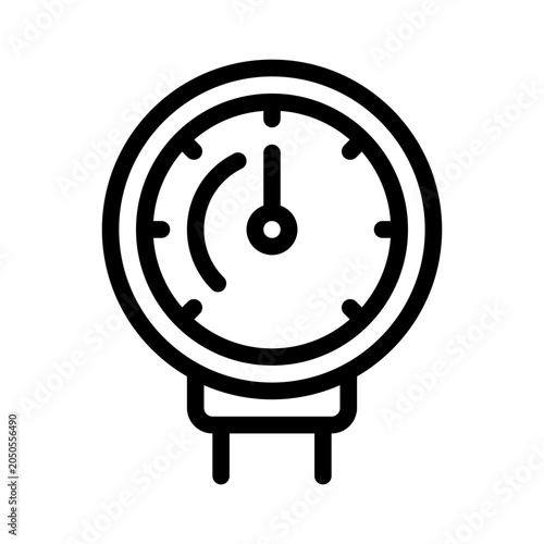 pressure gauge line icon