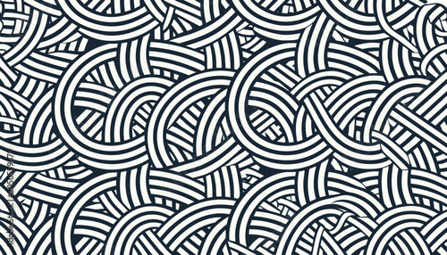 Seamless Celtic Knot Pattern Intricate Interwoven Lines Ancient Ornamental Design