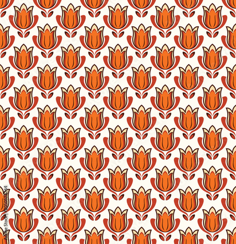 abstract floral seamless pattern tile wallpaper
