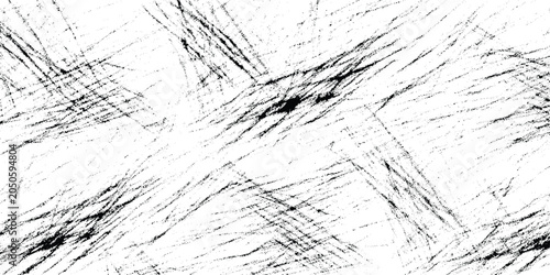Foto Grunge texture background with black scratches and scuffs on white vector illust