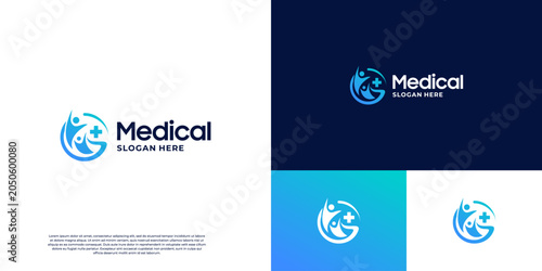 Creative Medical Wellness Logo Design