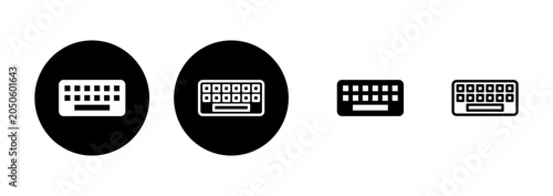 Photos Keyboard icon logo design. keyboard sign and symbol
