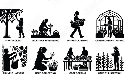 Φωτογραφία Wedding silhouettes collection featuring romantic couples marriage ceremony proposal first dance bouquet toss and celebration icons set
