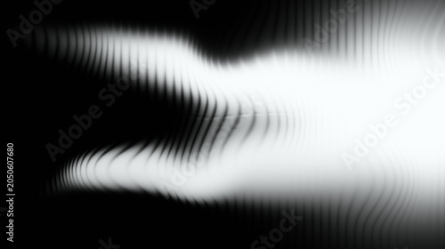Fotografía Wavy lines abstract pattern grayscale monochromatic background