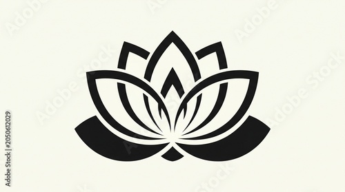 abstract lotus  design