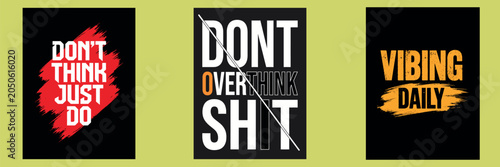 Foto Motivational posters with inspirational quotes