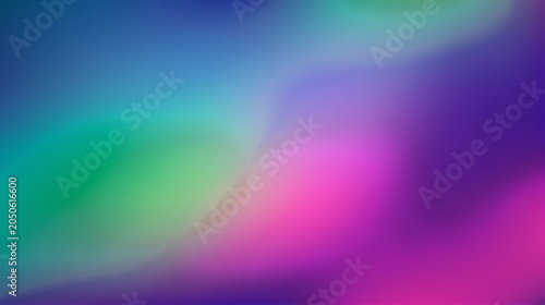 Abstract blurred mesh gradient with vibrant neon colors, purple, blue, green, aesthetic, soft