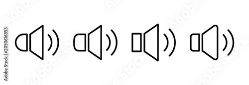 Foto Speaker icon symbol for apps and websites