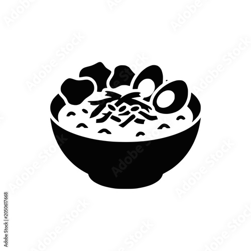 Canvastavla Bowl of Food Icon