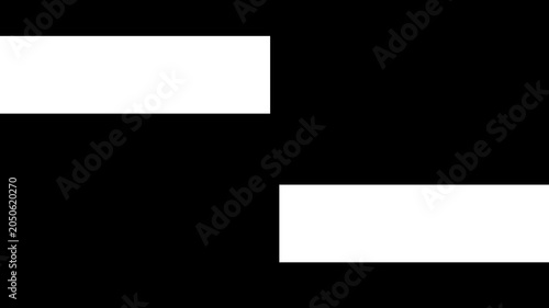 Dynamic Random Rectangular Luma Matte Transition with Inverted Matte Variation for Fast Scene Changes