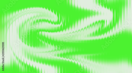 Green abstract wave pattern with blurred lines and vertical gradients