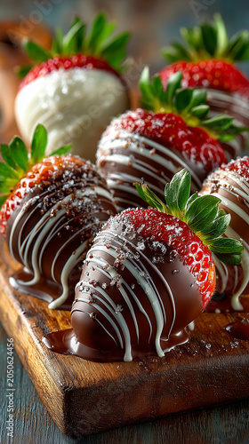 strawberry and chocolate