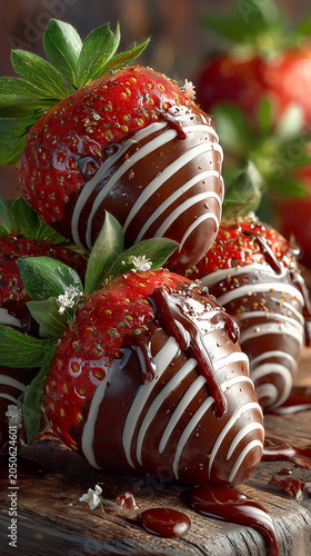 strawberry and chocolate