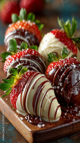 strawberry and chocolate