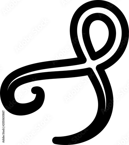 Bold lines curved, spiral, wave