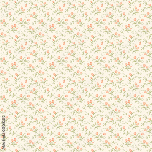 Graceful Tulip Vine Pattern