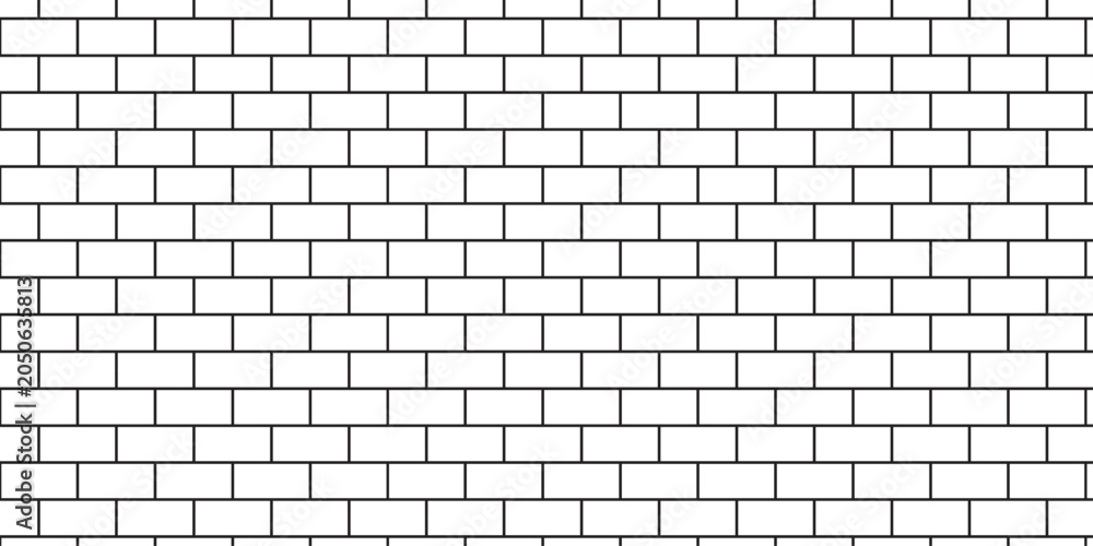 Fototapeta premium Urban abstract pavement floor and wall white structure structure brick wall row wallpaper texture design.