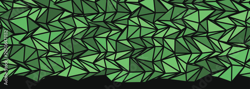 Tableau sur toile Abstract 3D polygonal geometric pattern