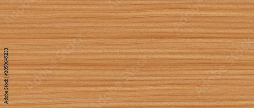 Honey brown wood texture background. Natural oak cherry wooden board with fine horizontal grain.
