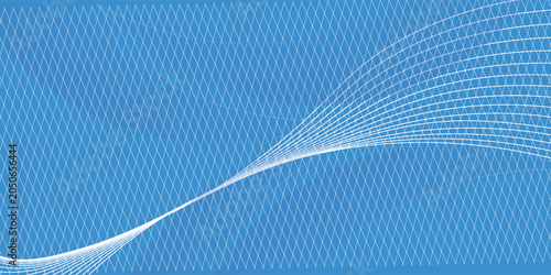 Gradient abstract background with circular line patterns. Vector illustration modern