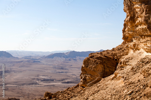 Bild auf Leinwand Ramon crater Negev desert, Israel
