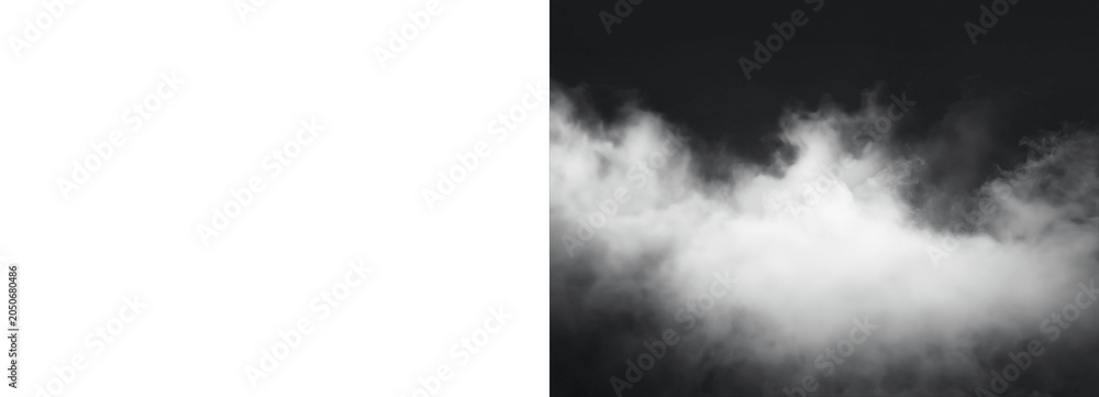 Fototapeta premium Smoke effect isolated on transparent background