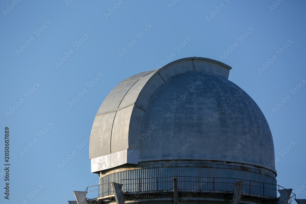 Fototapeta premium Assy-Turgen Observatory. Kazakhstan's largest astronomical observatory, located on the high-mountain plateau of the Trans-Ili Alatau in the Almaty region of Kazakhstan. 31 July , 2017.