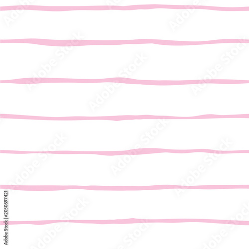 Romantic watercolor stripe pattern with hand painted pastel lines and soft seamless background design.
