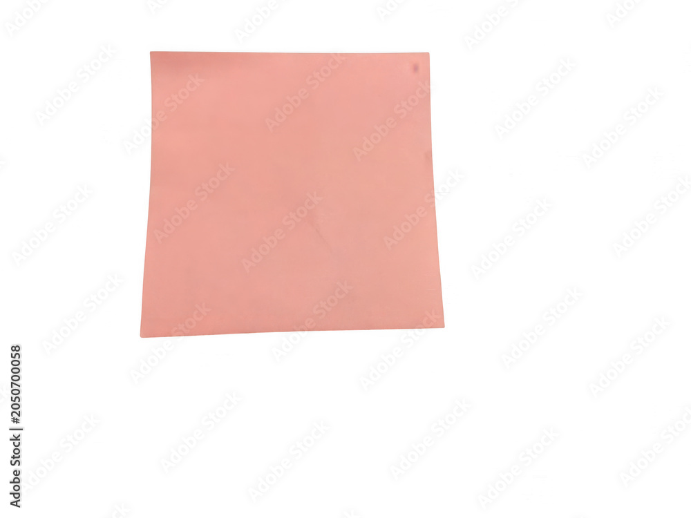 Fototapeta premium Soft pink square flat design element isolated on transparent background