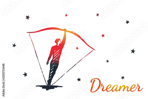 Konstfotografi Dreamer Archer Silhouette