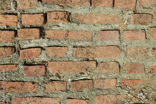 Old brick floor pattern background