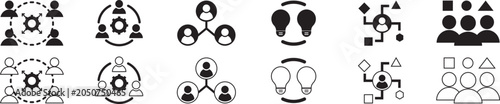 Fotografía Cross functional icon set