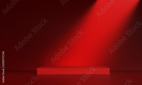 red pink orange gradient podium stage stand dais mockup empty blank presentation studio design minimal platform modern luxury merry christmas happy new year valentine happy birthday shadow red texture