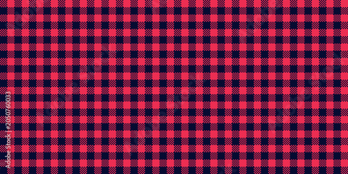 Cuadro en lienzo Bold pink and dark blue checker pattern brings vibrant contrast and retro energy